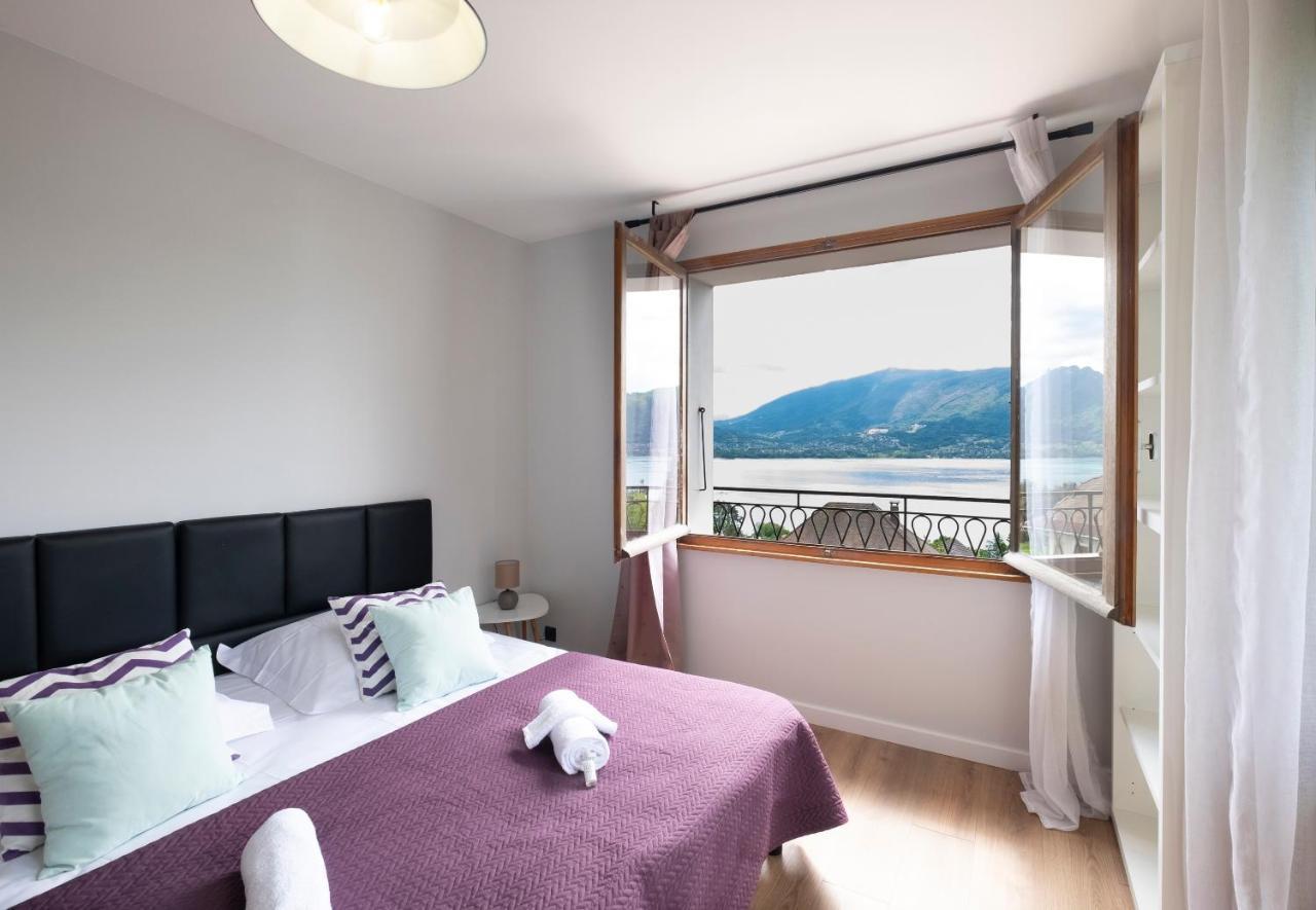 T4 Avec Vue Imprenable Sur Le Lac D'Annecy Apartment Veyrier-du-Lac Exterior photo